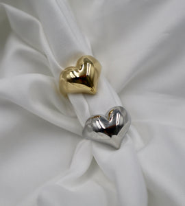 shiny heart ring