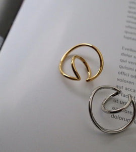 ring & ring ear cuff