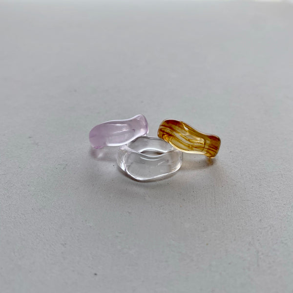 winding acryl ear cuff